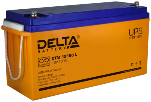 Аккумулятор Delta DTM 12150 L картинка