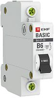 Выключатель автоматический EKF Basic ВА47-29 1п 6А B 4.5кА