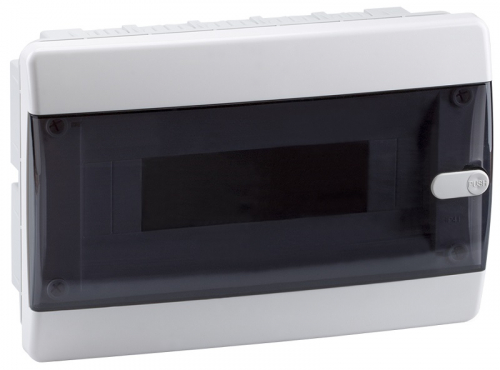 Бокс пластиковый Кэаз OptiBox ЩРВ-П-12 P-CVK-1-12-IP41 (195х290х102мм) IP40 прозрачная дверца