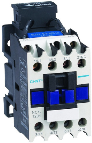 Контактор CHINT NC1-1201 3п 1НЗ 12А 400В тип АС3