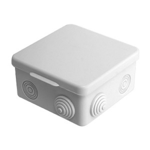 Коробка распределительная ЭПП ОП 75x75x45мм (3 ввода) 6 клемм IP54 белый