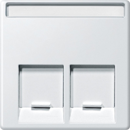 Лицевая панель Schneider Electric Merten System M для 2-м. розетки RJ45+RJ45 полярно-белый, Schneider Electric, купить, цена, доставка, безопасность Лицевая панель Schneider Electric Merten System M для 2-м. розетки RJ45+RJ45 полярно-белый Schneider Electric — купить по цене от 100 ₽ | ПрофБезопасность