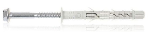Дюбель фасадный 10x80 Wkret-met KPR-FAST-10K с бортиком стопорным, шурупом с пресс-шайбой