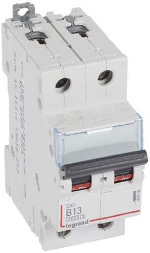 Выключатель автоматический Legrand DX3-E 6000 2п 13А B 10кА