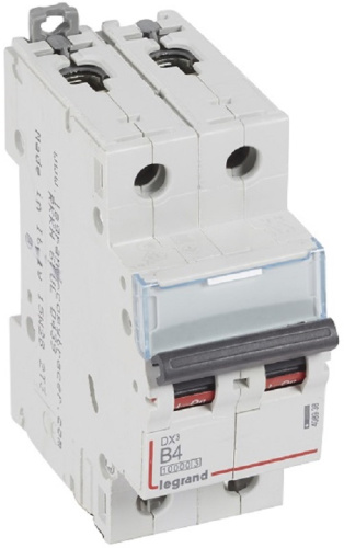 Выключатель автоматический Legrand DX3-E 10000 2п 4А B 16кА