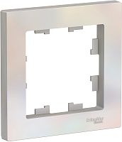 Рамка универсальная Systeme Electric AtlasDesign 1-м. жемчуг