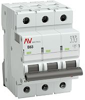 Выключатель автоматический EKF Averes AV-6 3п 63А B 6кА