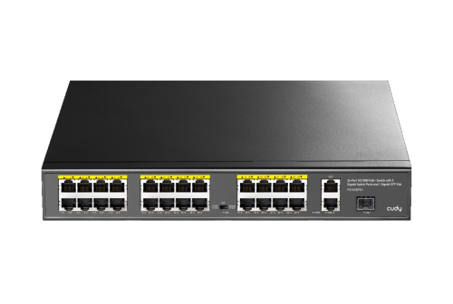 Коммутатор Cudy FS1026PS1 PoE 300Вт, Cudy, купить, цена, доставка, безопасность Коммутатор Cudy FS1026PS1 PoE 300Вт Cudy — купить по цене от 16 000 ₽ | ПрофБезопасность