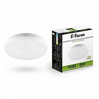 Лампа светодиодная Feron LB-452 GX Таблетка GX53 220В 9Вт 780Лм 4000К 75х24мм Feron — купить по цене от 150 ₽ | ПрофБезопасность