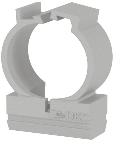 Держатель двухкомпонентный DKC Express Д=32 серый (уп. 100шт) 