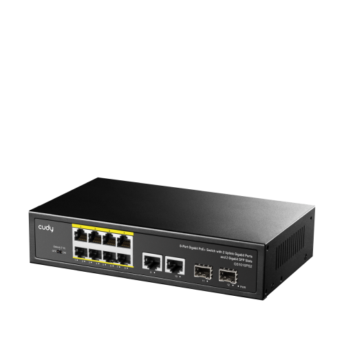Коммутатор Cudy GS1010PS2 PoE 120Вт Cudy — купить по цене от 7&nbsp;890 ₽ | ПрофБезопасность фото 3