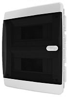 Бокс пластиковый Tekfor ЩРВ-П-18 CVK 40-18-1 (290х236х102мм) IP41 прозрачная дверца