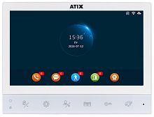 Монитор видеодомофона Atis AT-I-M741F/TW белый Atix — купить по цене от 10&nbsp;209 ₽ | ПрофБезопасность