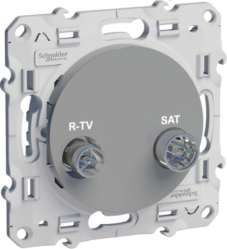 Розетка TV+R+SAT Оконечная без рамки Schneider Electric Odace 1-м. алюминий, Schneider Electric, купить, цена, доставка, безопасность Розетка TV+R+SAT Оконечная без рамки Schneider Electric Odace 1-м. алюминий Schneider Electric — купить по цене от 2 120 ₽ | ПрофБезопасность