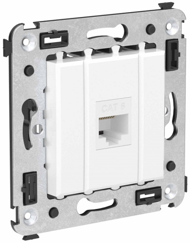 Розетка компьютерная без рамки DKC Avanti 1-м. RJ45 6е белое облако DKC — купить по цене от 728 ₽ | ПрофБезопасность