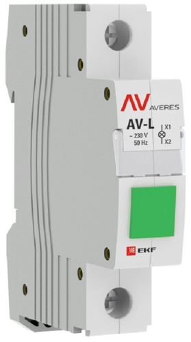 Лампа сигнальная светодиодная на DIN-рейку EKF Averes AV-L зеленый