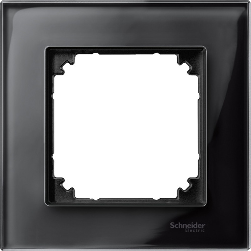 Рамка универсальная Schneider Electric Merten M-Elegance 1-м. стекло черный оникс  Schneider Electric — купить по цене от 100 ₽ | ПрофБезопасность