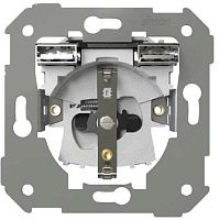 Розетка с заземлением +2хUSB тип A+A без накладки без рамки Simon75 1-м.