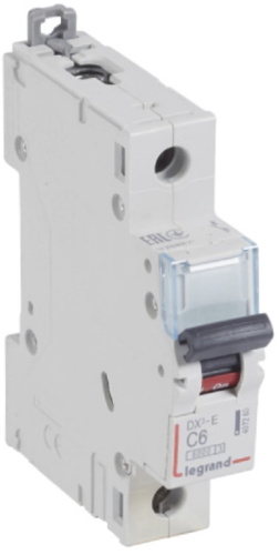 Выключатель автоматический Legrand DX3-E 6000 1п 6А C 6кА