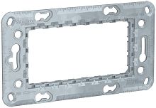 Суппорт Schneider Electric Unica Modular Zamak 1-м. 4 мод.