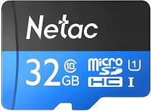 Карта памяти MicroSDXC Netac P500 32Gb + адаптер NT02P500STN-032G-R картинка