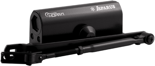 Дверной доводчик Нора-М 430 Isparus черный