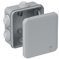 Коробка распределительная Systeme Electric ОП 85x85x40мм серый IP55 IMT35092