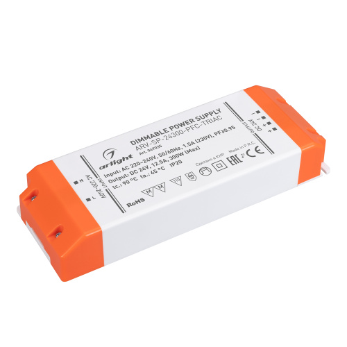 Блок питания Arlight ARV-SP-24300-PFC-TRIAC 24V, 12.5A, 300W Arlight — купить по цене от 18&nbsp;200 ₽ | ПрофБезопасность