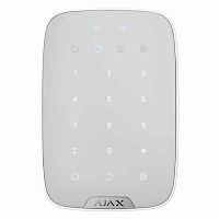 Клавиатура с поддержкой бесконтактных карт и брелоков Ajax KeyPad Plus белый картинка