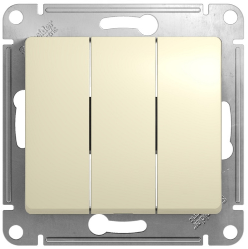 Выключатель без рамки Systeme Electric Glossa 3-кл. бежевый, Systeme Electric, купить, цена, доставка, безопасность Выключатель без рамки Systeme Electric Glossa 3-кл. бежевый Systeme Electric — купить по цене от 462 ₽ | ПрофБезопасность