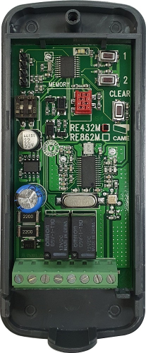 Радиоприемник внешний 2-х канальный универсальный (Came 001RE432M) картинка фото 2