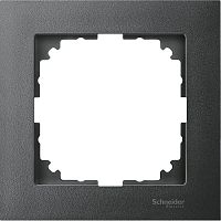 Рамка универсальная Schneider Electric Merten M-Pure 1-м. антрацит