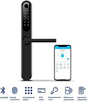 Электронный замок Novicam Smart Slim BLACK Novicam — купить по цене от 18&nbsp;560 ₽ | ПрофБезопасность