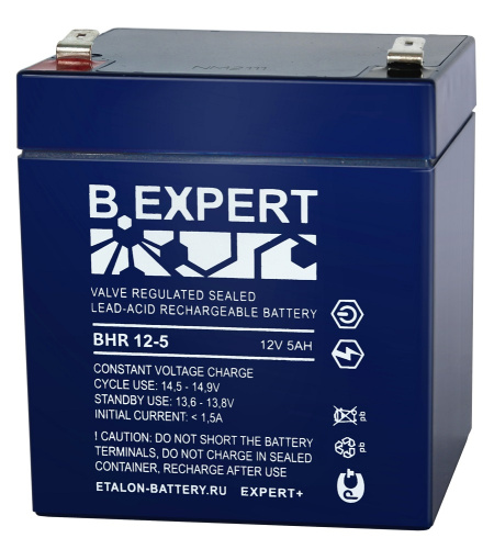 Аккумулятор ETALON B.EXPERT BHR 12-5  ETALON — купить по цене от 2&nbsp;381 ₽ | ПрофБезопасность
