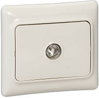 Розетка TV Проходная с рамкой Legrand Kaptika 1-м. слоновая кость Legrand — купить по цене от 50 ₽ | ПрофБезопасность