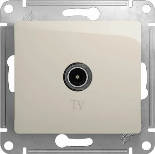 Розетка TV Коннектор без рамки Systeme Electric Glossa 1-м. молочный, Systeme Electric, купить, цена, доставка, безопасность Розетка TV Коннектор без рамки Systeme Electric Glossa 1-м. молочный Systeme Electric — купить по цене от 291 ₽ | ПрофБезопасность