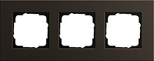 Рамка универсальная Gira Esprit 3-м. коричневый алюминий Gira — купить по цене от 13&nbsp;840 ₽ | ПрофБезопасность