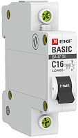 Выключатель автоматический EKF Basic ВА47-29 1п 25А C 4.5кА