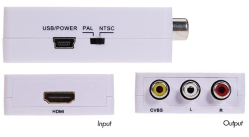 Конвертер Lenkeng HDVM610 HDMI на AV(RCA) фото 2
