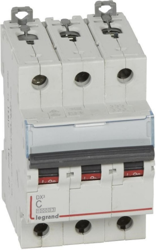 Выключатель автоматический Legrand DX3-E 10000 3п 0.5А C 16кА