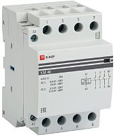 Контактор модульный EKF PROxima КМ 3п 3НО+1НЗ 40А 230В АС