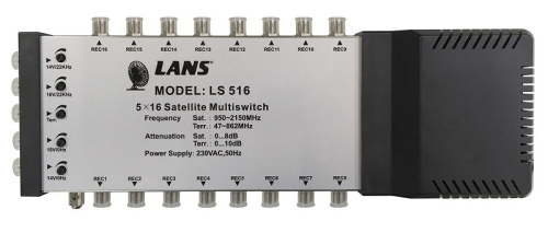 Мультисвитч оконечный Lans LS 516