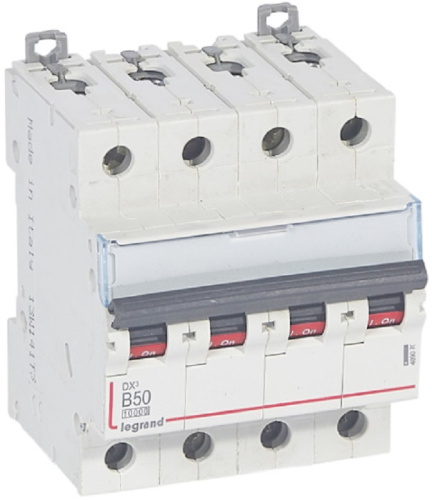 Выключатель автоматический Legrand DX3-E 10000 4п 50А B 16кА