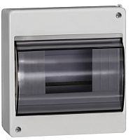 Бокс IEK Krepta 3 КМПн 2/6 146x136x83 IP30 для 6 автоматов с прозрачной крышкой