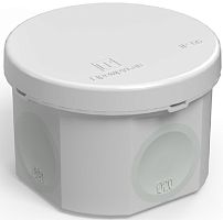 Коробка распределительная HF Промрукав 70x50мм (без сальников) под пистолет IP66 серый (168шт)