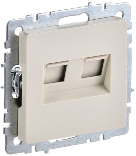 Розетка компьютерная без рамки IEK Brite РК10-2-БрКр 2-м. RJ45+RJ45 5e бежевый, IEK, купить, цена, доставка, безопасность Розетка компьютерная без рамки IEK Brite РК10-2-БрКр 2-м. RJ45+RJ45 5e бежевый IEK — купить по цене от 1 270 ₽ | ПрофБезопасность