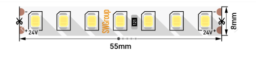 Светодиодная лента 24В ПРО SW-Group SMD 2835 SWG2P126 126LED 13Вт/м 4000К IP20 5м, SW-Group, купить, цена, доставка, безопасность Светодиодная лента 24В ПРО SW-Group SMD 2835 SWG2P126 126LED 13Вт/м 4000К IP20 5м SW-Group — купить по цене от 3 460 ₽ | ПрофБезопасность