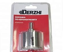 Коронка алмазная по керамограниту 68 мм Derzhi 8307-007