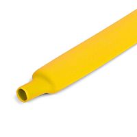 Термоусадка КВТ ТУТнг (HF)-60/30 желтая (начальный ⌀60мм, после усадки ⌀30мм)