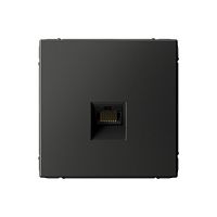 Розетка компьютерная без рамки Systeme Electric ArtGallery  1-м. RJ45 CAT 6А базальт